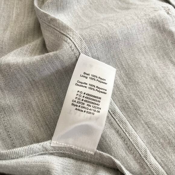 Talula Aritzia Gray Business Casual Academia Blazer Jacket Women’s Size 2 - Picture 9 of 9